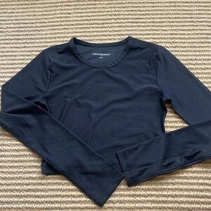 WeWoreWhat Cropped Long Sleeve Active Top Size XS